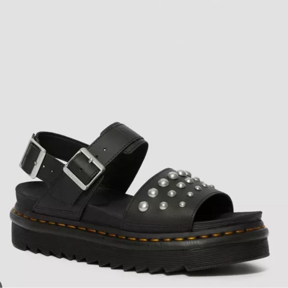 DR Martens Voss Leather studded sandals size US 6 , UK 4